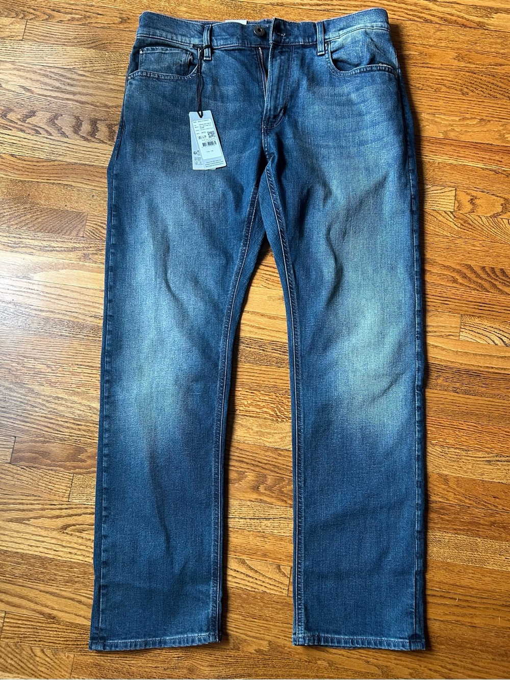 G-Star Straight Fit Washed Blue Jeans